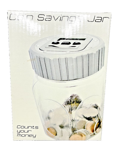 Money counting jar box - jar,