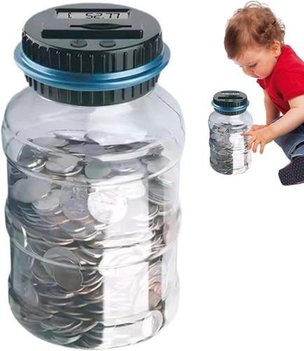 Electronic counting coin bank - electronic,