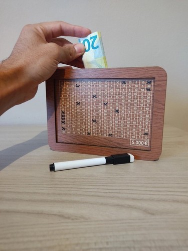 Salvadanaio legno conta - legno, ,