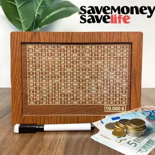 Money saving challenge box - saving,