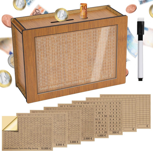 Salvadanaio legno 5000 - in,