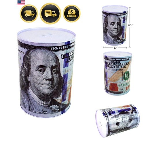 100 dollar bill piggy bank - bill, 5