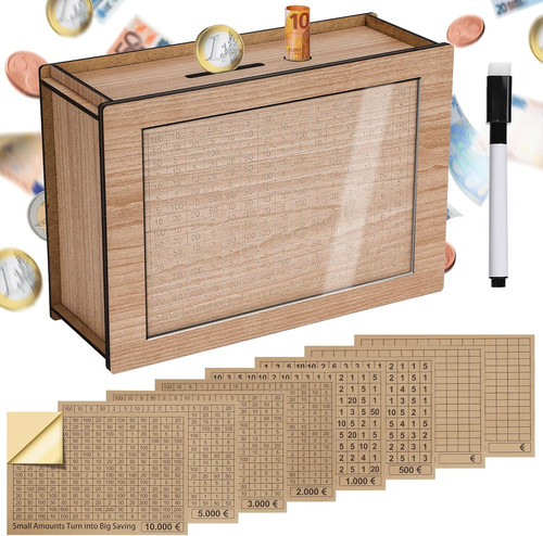 Salvadanaio legno 5000 - in,