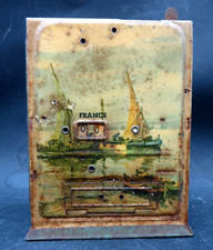 ANTICO SALVADANAIO IN LATTA -