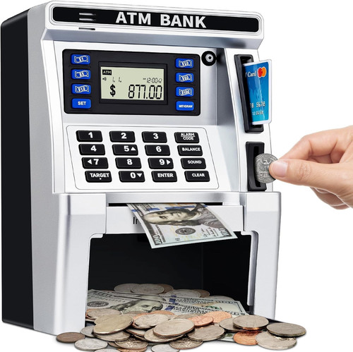 Atm piggy bank for kids - for, kids,