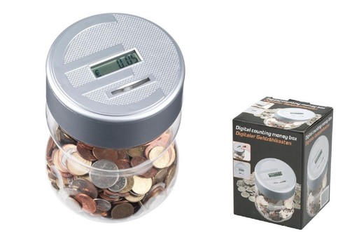 Salvadanaio conta euro monete - euro,