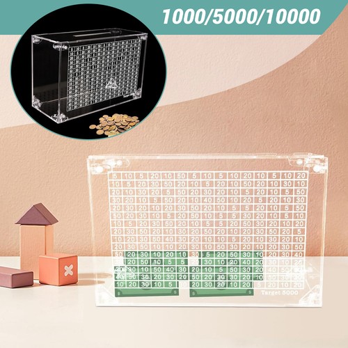 Clear acrylic piggy bank money - piggy,