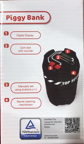 Digital piggy bank coin - bank, uk